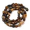 Natural Pietersite Beads Strands G-A286-A01-01-3