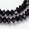 Faceted Bicone Glass Bead Strands GLAA-J082-A06-1