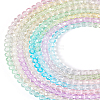 8 Strands 4 Colors Transparent Glass Beads Strands GLAA-TA0001-23-20