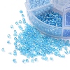 6 Colors 8/0 Glass Seed Beads SEED-X0052-03B-3mm-3