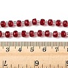 Transparent Glass Beads Strands GLAA-P076-01A-03-4