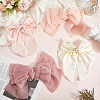 4Pcs 4 Styles Cloth Bowknot Alligator Hair Clips PHAR-SP0001-17B-3