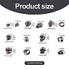 7Pcs 7 Style 304 Stainless Steel Beads FIND-PJ0001-15-2