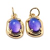 Eco-Friendly Brass Charms KK-H762-03G-2