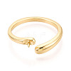 Brass Cup Peg Ring Settings LS-KK-N274-29G-2
