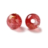 Transparent Crackle Acrylic Beads DACR-D300-01F-8mm-2
