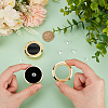 Alloy Loose Diamond Boxes CON-WH0104-11B-G-3