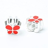 Zinc Alloy European Enamel Beads PALLOY-TAC0024-16-1