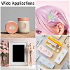 48Pcs 8 Styles Transparent Resin Cabochons RESI-CJ0004-79-7
