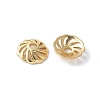 Flower Brass Bead Caps KK-F892-34G-13-1