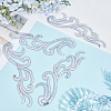 5Pairs Embroidery Thread Clothing Patches PATC-GF0001-96A-4