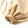 Velvet Jewelry Drawstring Storage Pouches ABAG-P013-02B-09-3