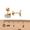 Christmas 304 Stainless Steel Stud Earrings EJEW-A144-01D-G-3