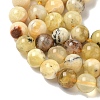 Natural Yellow Opal Beads Strands G-I213-18-6mm-3