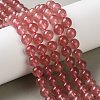 Natural Strawberry Quartz Beads Strands G-C268-B04-02-1