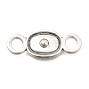 Tibetan Style Alloy Links Connector Charms FIND-D042-07A-AS-1
