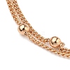 Brass Curb Chains Multi-strand Bracelets X-SJEW-JS01134-3