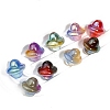 20Pcs Gradient Color Opaque Resin Beads PW-WG64167-10-1