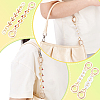 4Pcs 4 Styles Bowknot Ladybug Dragonfly Zinc Alloy Bag Extension Chains Sets AJEW-PHE00002-4