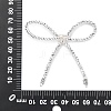 Alloy & Glass Bowknot Chandelier Component Links PALLOY-D360-01I-3