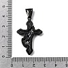 304 Stainless Steel Pendants STAS-I370-01EB-02-3