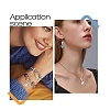 20Pcs 10 Styles Alloy Crystal RhinestoneEuropean Dangle Charms MPDL-YW0001-07-6