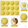 34 Sheets Honor Roll Self Adhesive Gold Foil Embossed Stickers DIY-WH0509-043-3