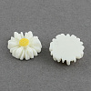 Flatback Hair & Costume Accessories Ornaments Resin Flower Daisy Cabochons CRES-Q101-01-1
