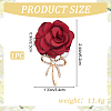 Cloth Flower Brooch JEWB-WH20001-03A-2