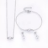 304 Stainless Steel Jewelry Sets SJEW-H138-27P-1