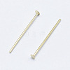 Brass Flat Head Pins KK-G331-11-0.7x35-NF-2