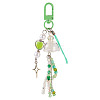 Jellyfish Glass & Acrylic Pendant Decorations HJEW-TAC0034-1