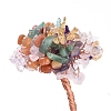 Natural Quartz and Mixed Gemstone Display Decorations DJEW-WH0007-06-2