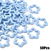 50Pcs Opaque Acrylic Pendants MACR-YW0004-36B-1