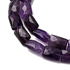 Natural Amethyst Beads Strands G-G286-D01-8x12mm-4