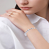 1Pc Alloy Resin Bangle for Women BJEW-LP0003-35-1