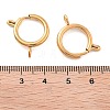 Ion Plating(IP) 304 Stainless Steel Spring Ring Clasps LS-STAS-E104-09D-3