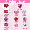 68Pcs Handmade Polymer Clay Pave Rhinestone Beads RB-PA0001-08-2