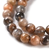 Natural Black Sunstone Beads Strands G-U009-A01-02-4