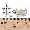 Non-Tarnish 304 Stainless Steel Pendants A-STAS-R111-JA565-F-3