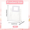Valentine's Day Rectangle Transparent PVC Storage Bags with Handle ABAG-WH0046-05A-2