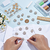 30Pcs Alloy Rhinestone Shank Buttons BUTT-HY0001-29-3