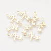 Brass Pendants KK-Q735-09G-1