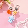 Animals Resin & Acrylic Pendant Decorations KEYC-YW00189-06-1