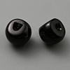 Resin Imitation Pearl Buttons RESI-WH0034-38D-2