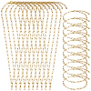 304 Stainless Steel Paperclip Chains Necklaces & Bracelet Jewelry Sets SJEW-SC0001-07G-7