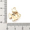 UV Plating Alloy Rhinestone Pendants PALLOY-D026-13G-3