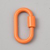 Baking Paint Alloy Screw Locking Carabiners FIND-WH0366-078D-1