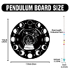 CREATCABIN 1Pc Chakra Gemstones Dowsing Pendulum Pendants FIND-CN0001-15I-2