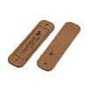 PU Leather Label Tags DIY-H131-A10-2